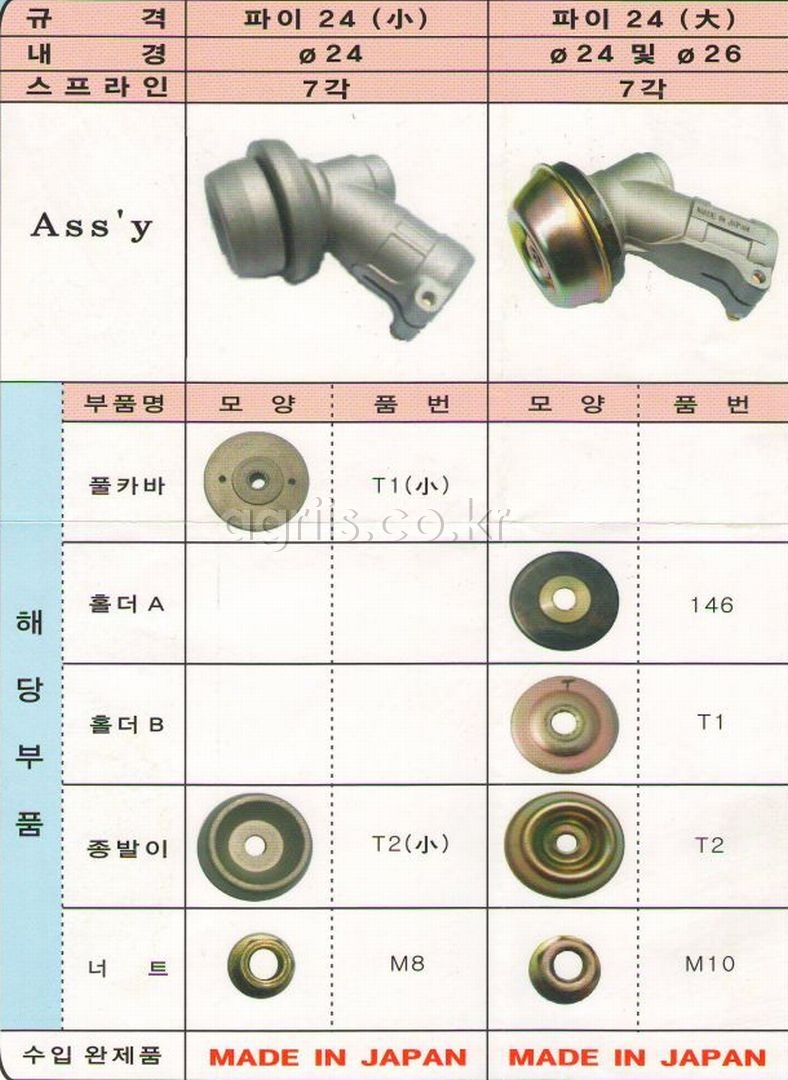 야마자끼(일본) 예초기 부품 기어<b>케이스</b>조합 사진1