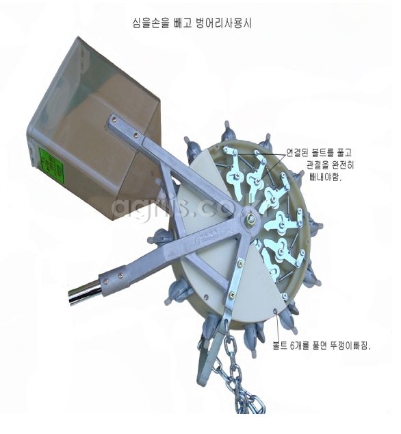 아신산업 다기능<b>파종기</b>(알루미늄 프레임) ASD-044RT(트랙터용 4조식) 사진2