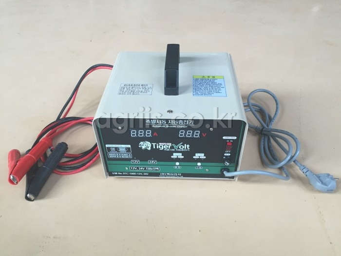 벡터 즉발시동형충<b>전기</b>(자동) DTC-1000(12V,24V 자동선택) 사진2
