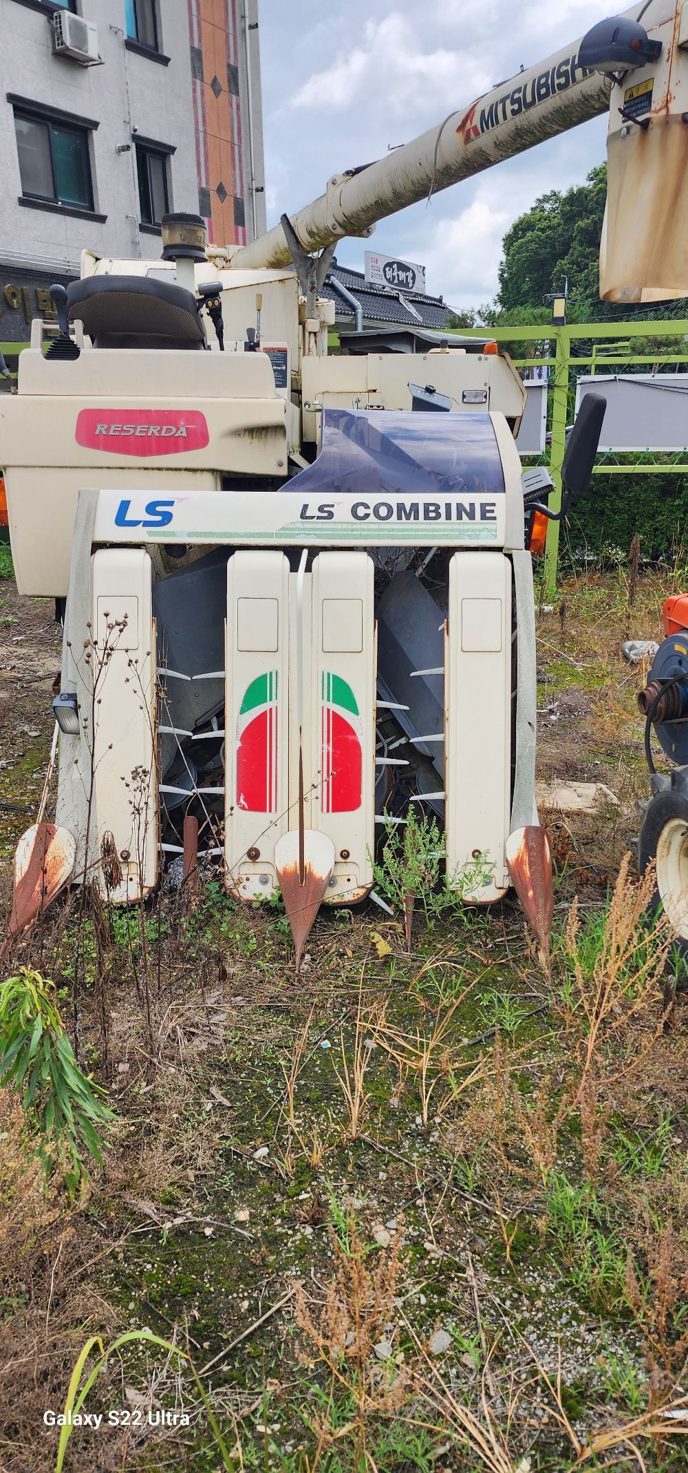 LS 콤바인 LC650G (4조식) 엔진...미숀 사진2