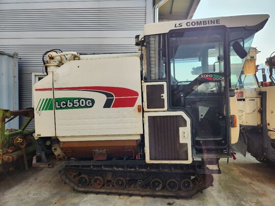 LS Combine Harvester LC650G (4Rows) 렌진.Transmission.유압.트랙.Cabin등 사진1