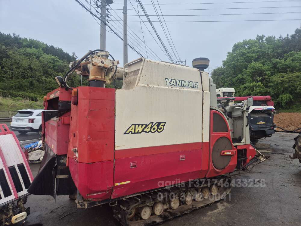 얀마 콤바인 AW465K (4조식) 엔진 미숀 전체,부품 사진2