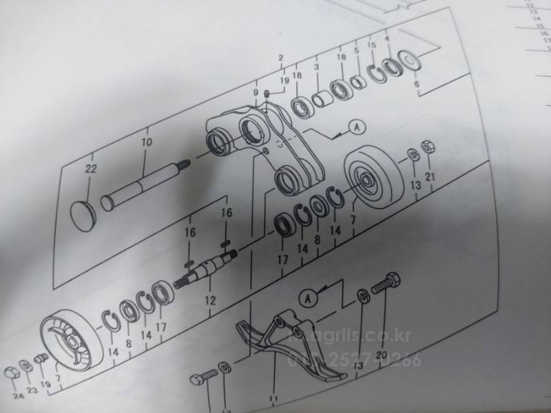 얀마 콤바인 AW473 (4조식) 사진4