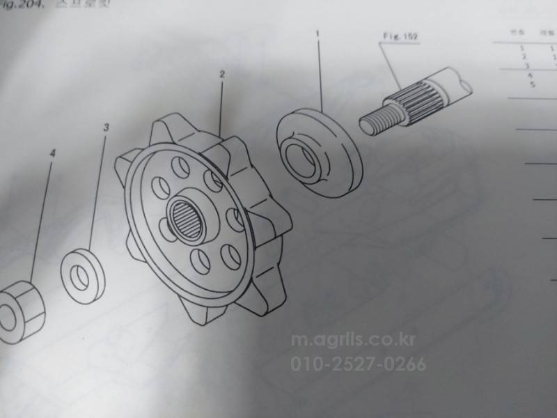 얀마 콤바인 AW473 (4조식) 사진5