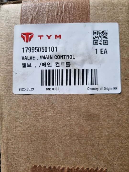 TYM 트랙터 T430 (43마력) 메인컨트롤밸브T430.T390 사진1