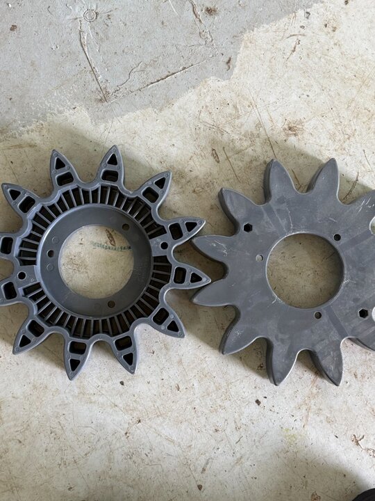 얀마 콤바인 YH7115 (7조식) 얀마 콤바인 스타휠 별판 사진1