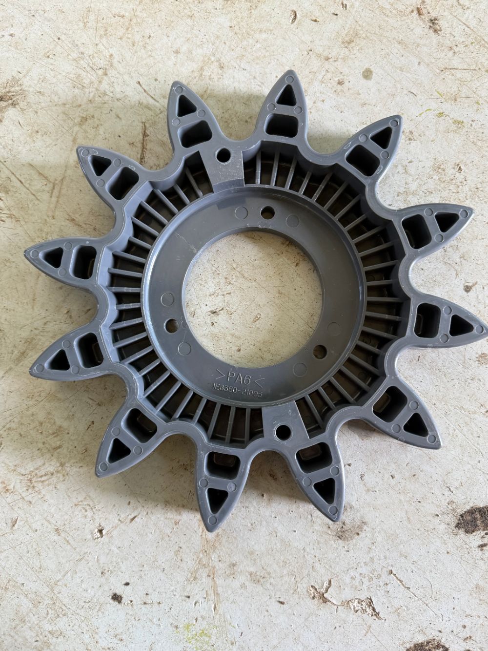 Yanmar Combine Harvester AW7114YH7115 (7Rows) 얀마 콤마인 스타Wheel 별판  사진2