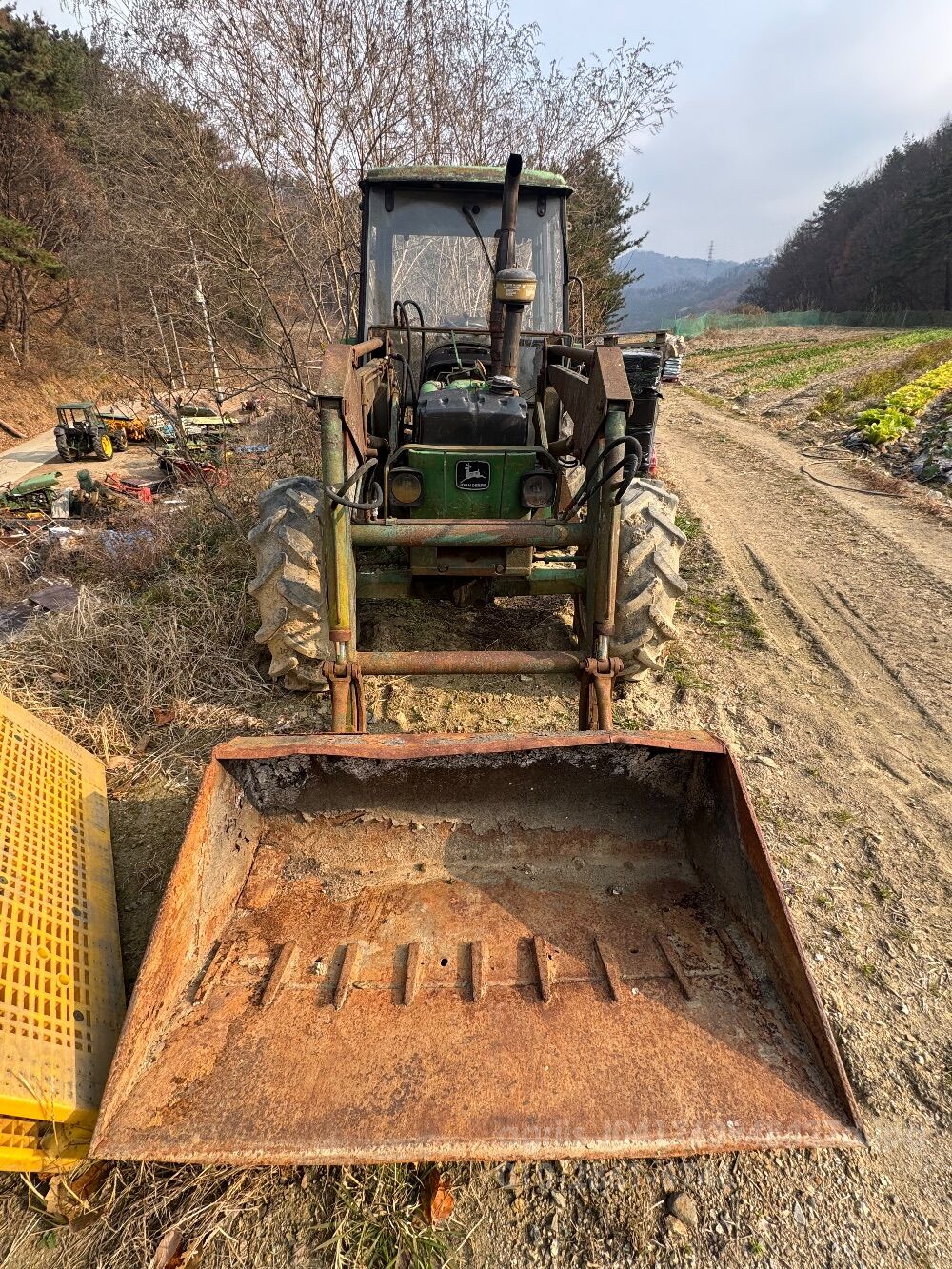 존디어 트랙터 1750 (53마력) 로우더만 직접 떼가실분 사진2