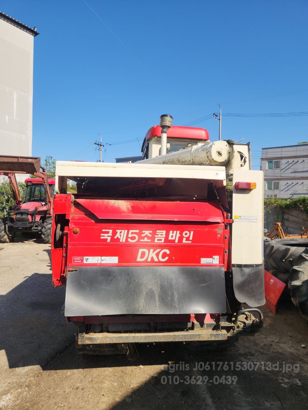 Kukje Combine Harvester DKC865 (5Rows) 전장품부 사진2