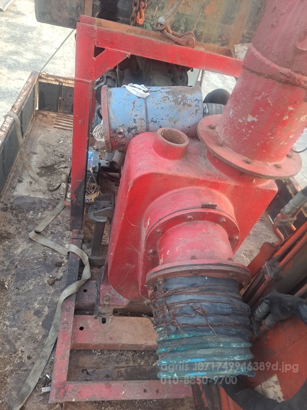  6기통 180마력 대우엔진.양수기   대형양수Main Body우대형Engine.부란자타입 사진2