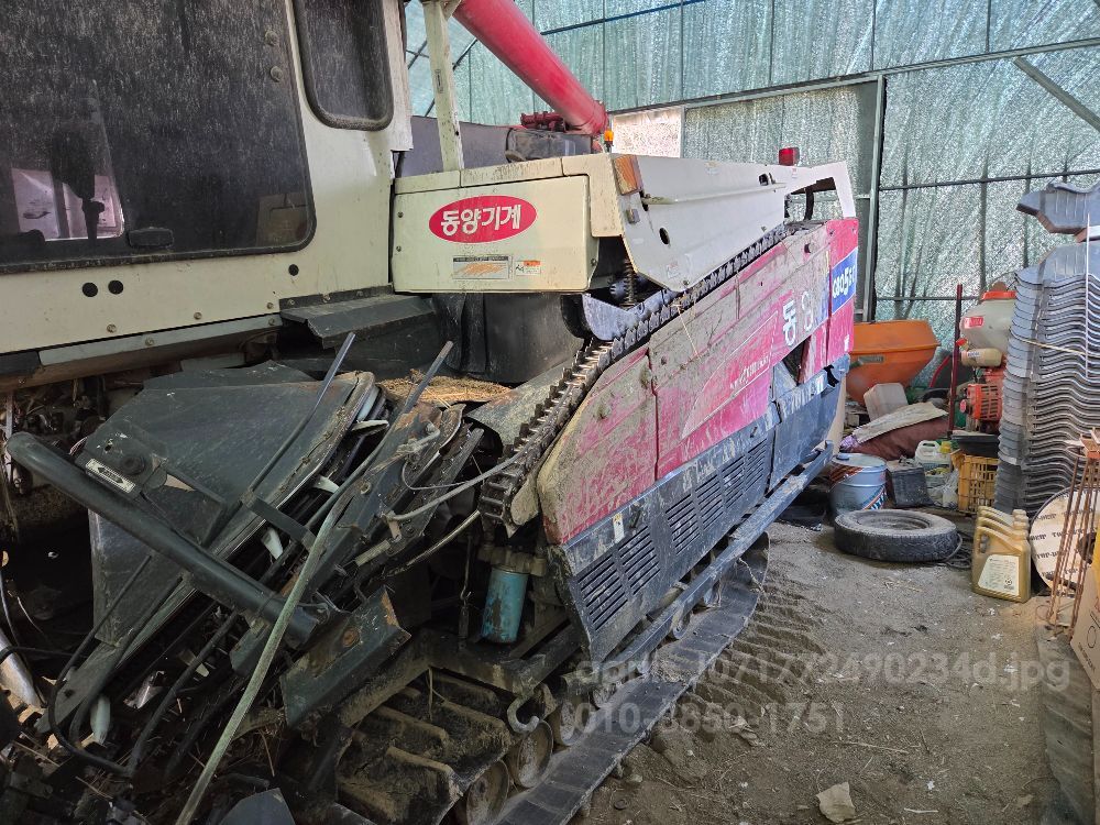 TYM 콤바인 C805 (5조식) 곡물탱크,탈곡부,오거 사진2