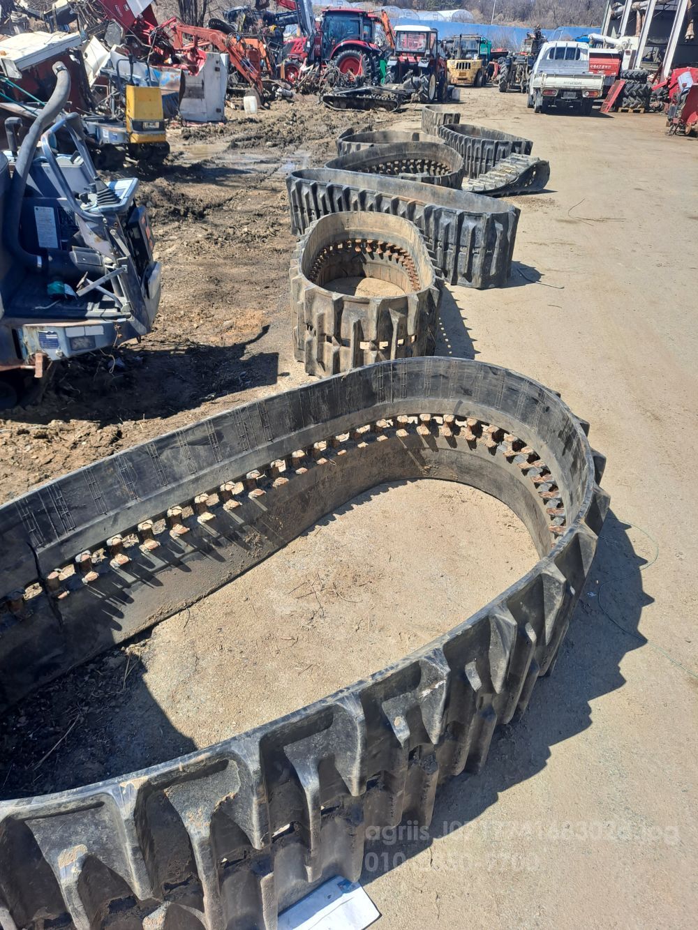 대동 콤바인 DSM-55 (4조식) 대동.동양.Ls.국제 2조식-5조콤바인궤도 사진2