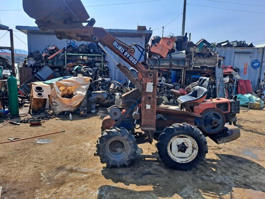 미니로다.경운기형 스키드로더 미니로다 현대포타엔진.경운기로다는경운기 현대구형포타엔진미니로다 사진1