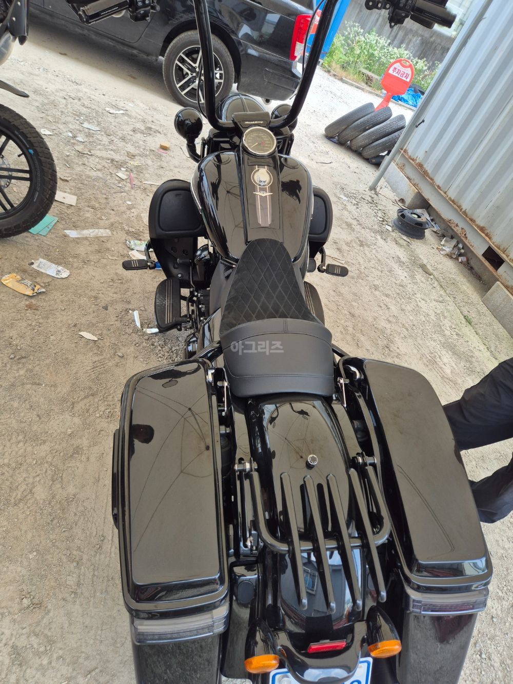 할리 오토바이 1800CC 1800CC 뒤우측면