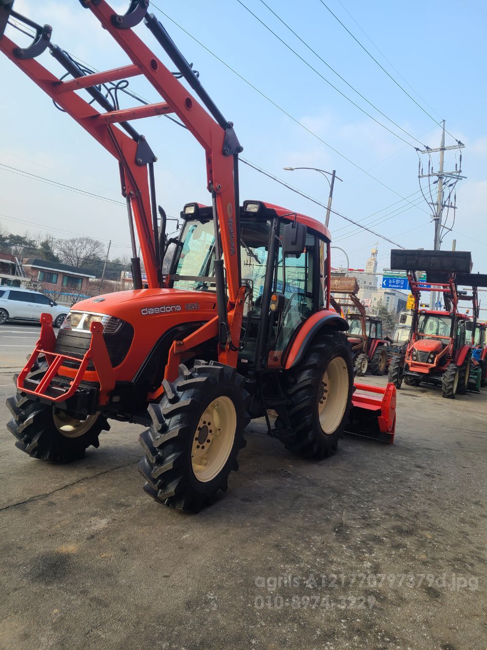 Daedong Tractor D852 (85hp) 뒤우측면