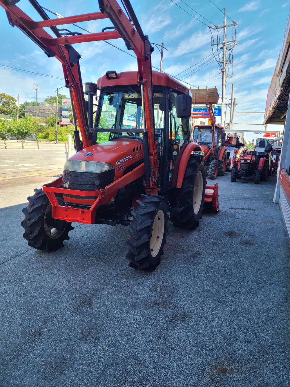 Daedong Tractor D500 (50hp) 뒤우측면