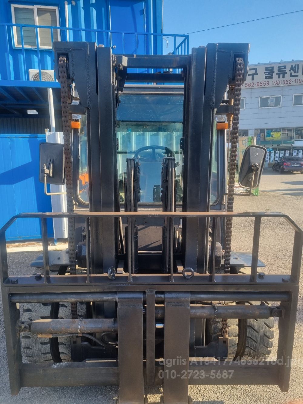 Doosan Forklift D45S-7 (4.5톤) 뒤우측면