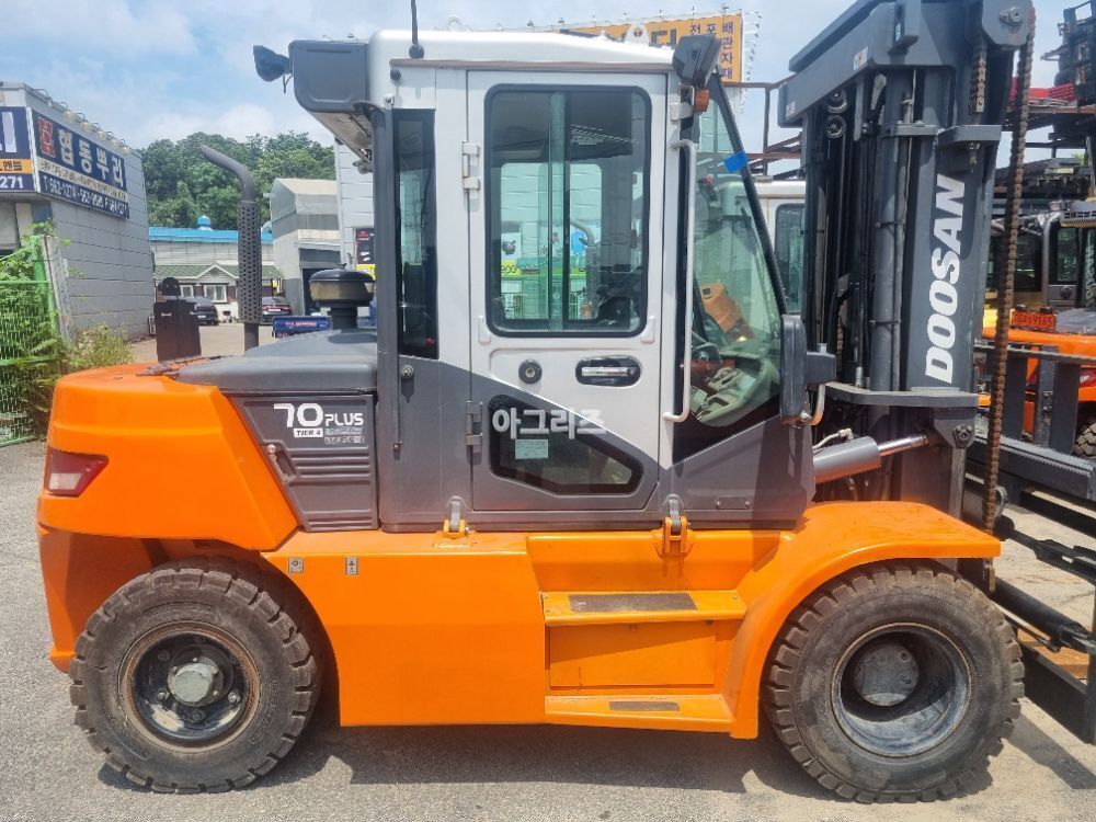 Doosan Forklift D70EV-7PLUS (7톤) 뒤우측면