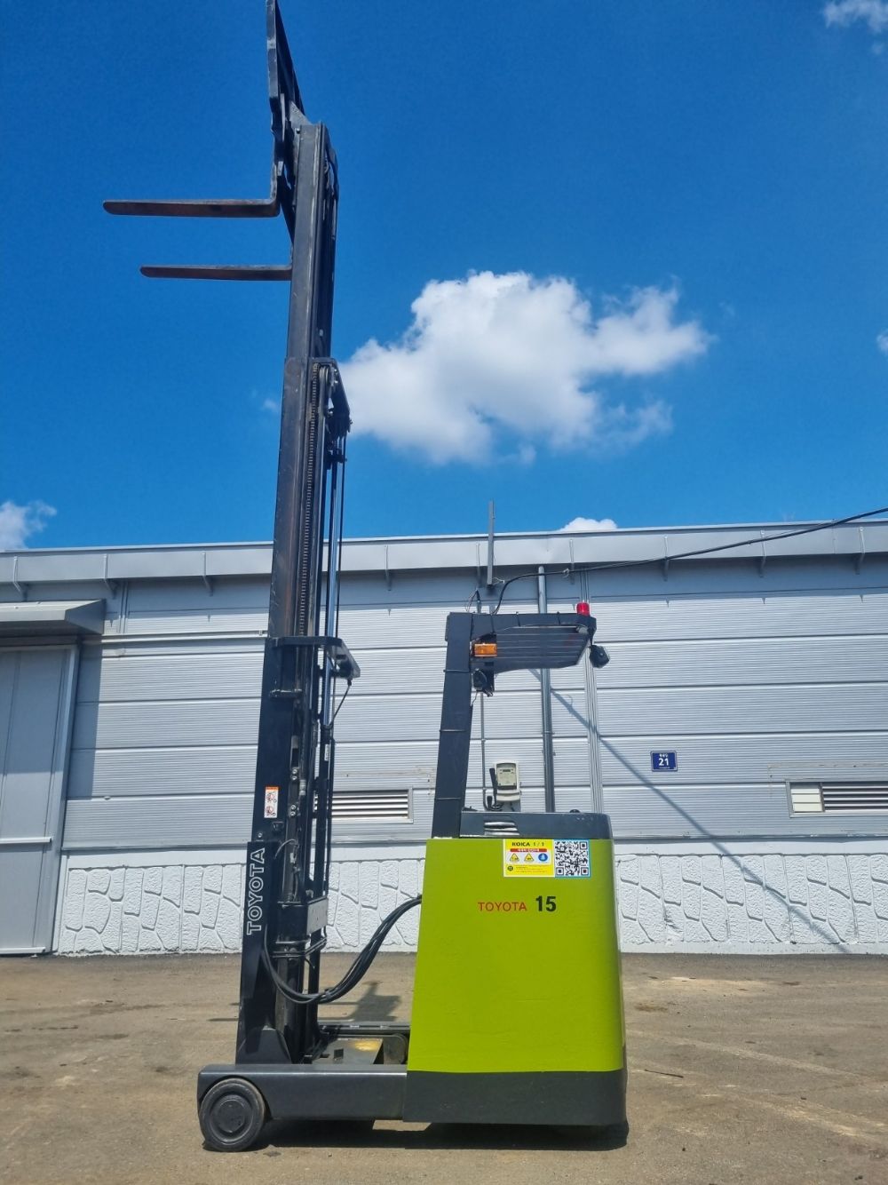 Toyota Forklift 7FBR15 (1.5톤) 뒤우측면