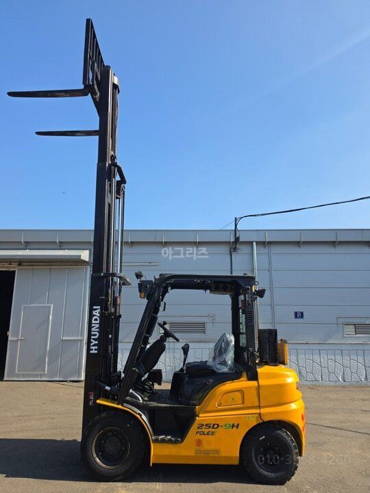 Hyundai Forklift 25D-9H (2.5톤) 앞좌측면