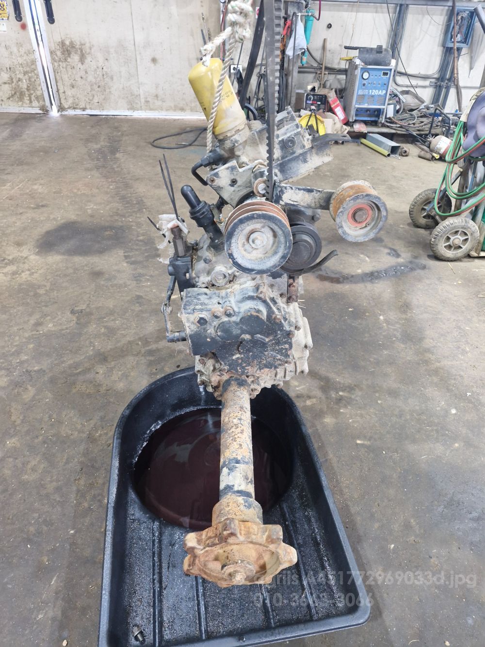 Daedong Combine Harvester DSM72G (4Rows) 뒤우측면