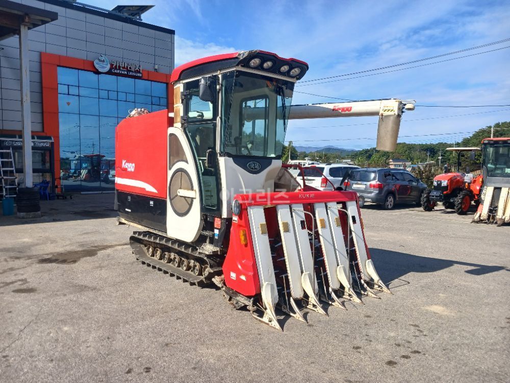 Kukje Combine Harvester KC100 (6Rows) 뒤우측면