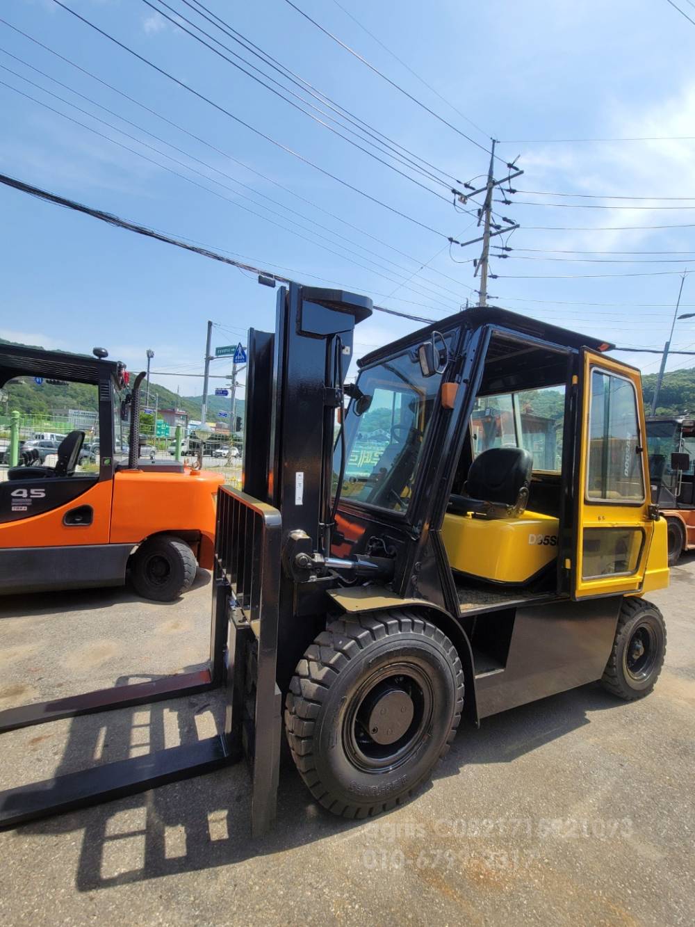 Doosan Forklift D35SM-2  뒤우측면