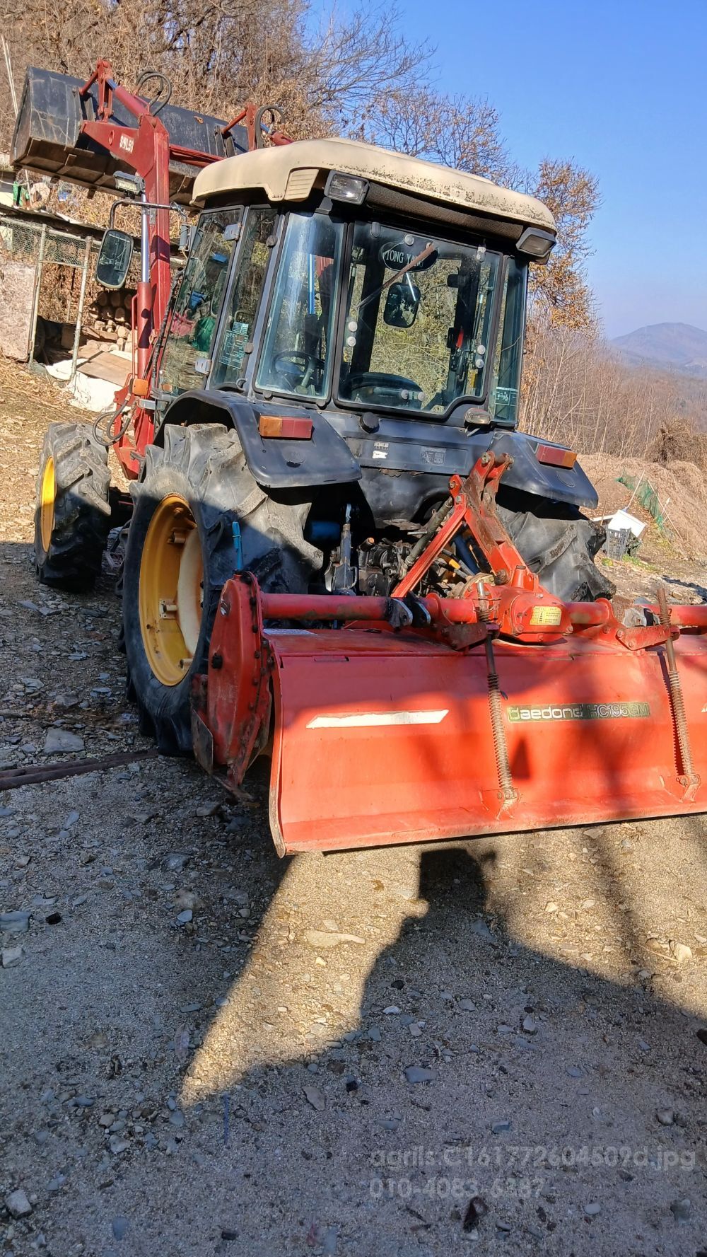 TYM 트랙터 T550 (55마력) 뒤우측면