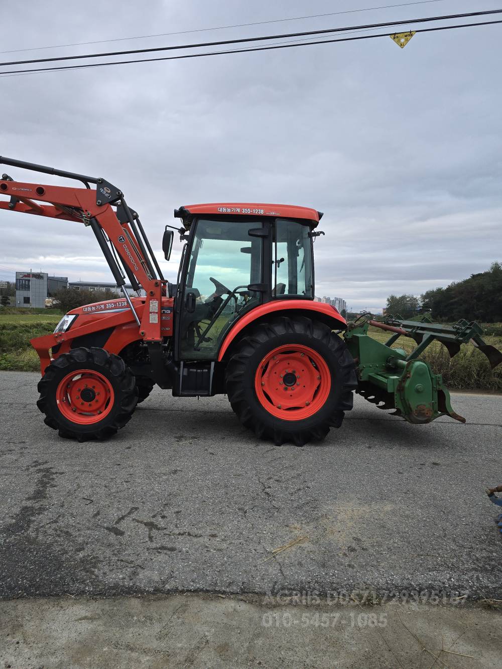 Daedong Tractor RX630 (63hp) 앞좌측면