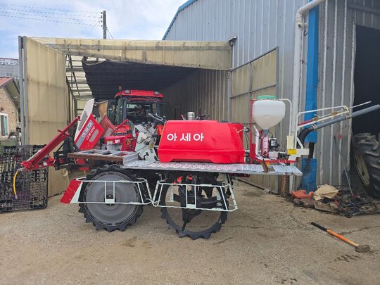 아세아 관리기 CFM1200 (19마력) 앞좌측면
