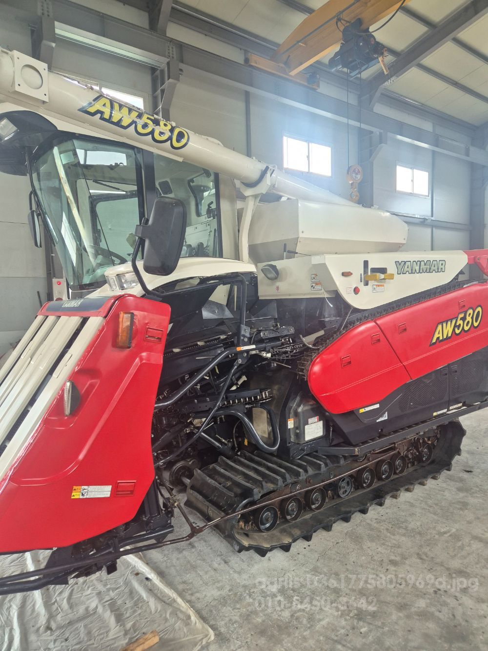 Yanmar Combine Harvester AW580 (5Rows) 뒤우측면