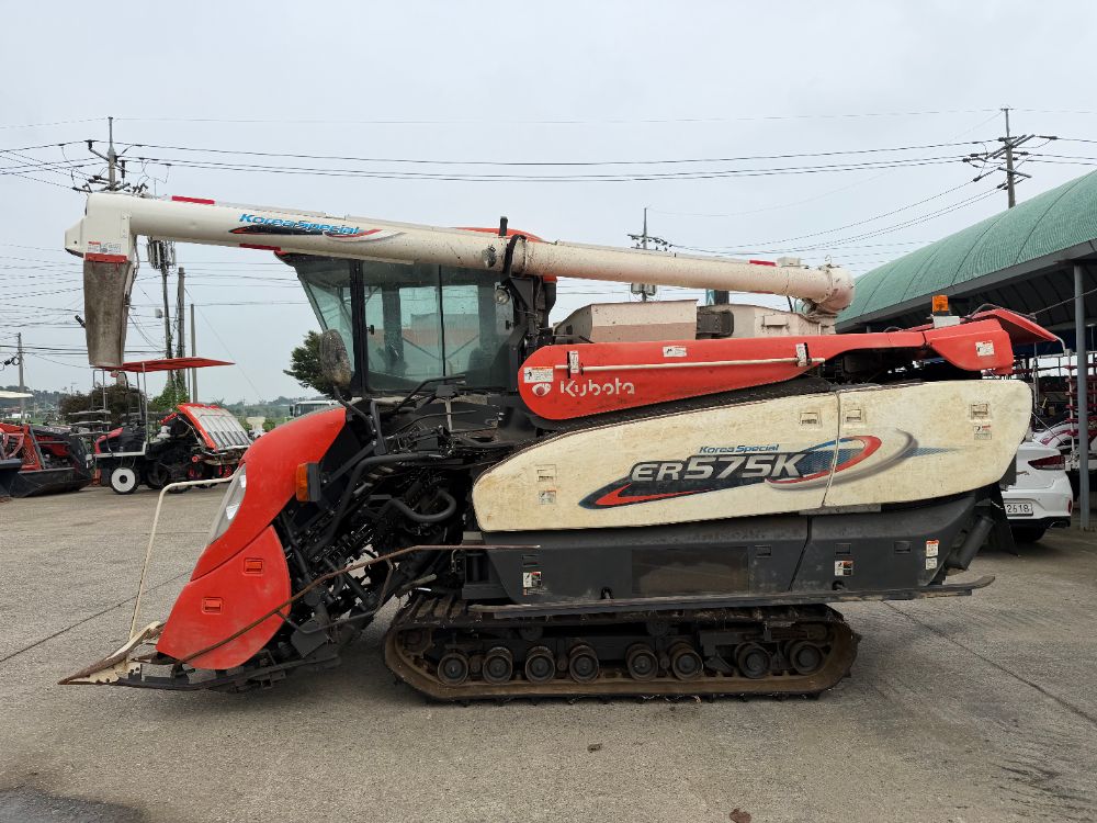 Kubota Combine Harvester ER575KQ (5Rows) 뒤우측면