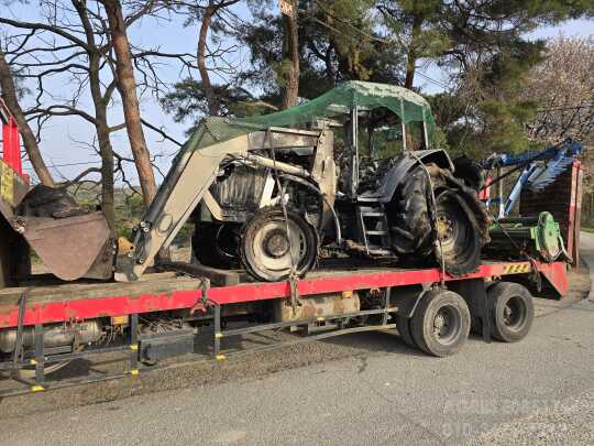 JohnDeere Tractor 6100M  앞좌측면