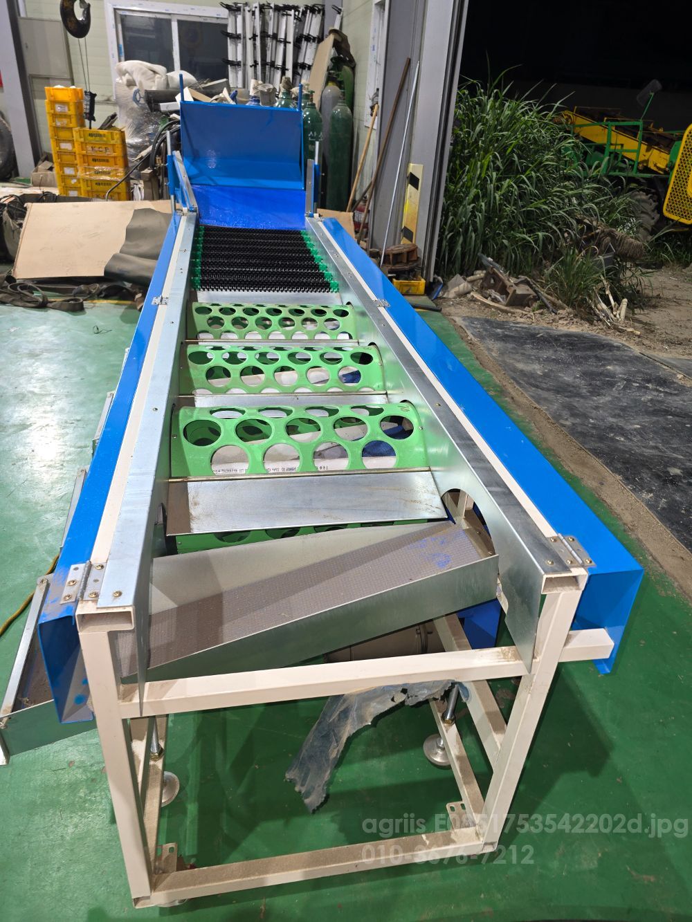  감귤선별기 선별기  뒤우측면