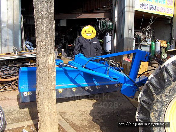 신안기공사 제설기 그레이더그레이다전방용후방용트랙터부착형 측면