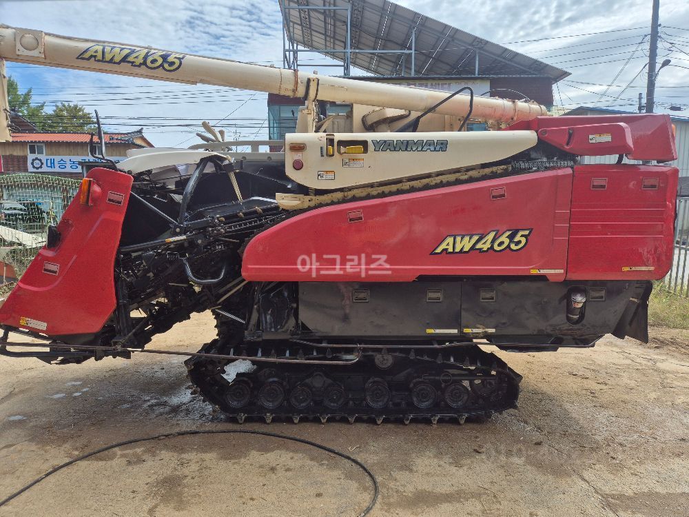 얀마 콤바인 AW465 (4조식) 뒤우측면