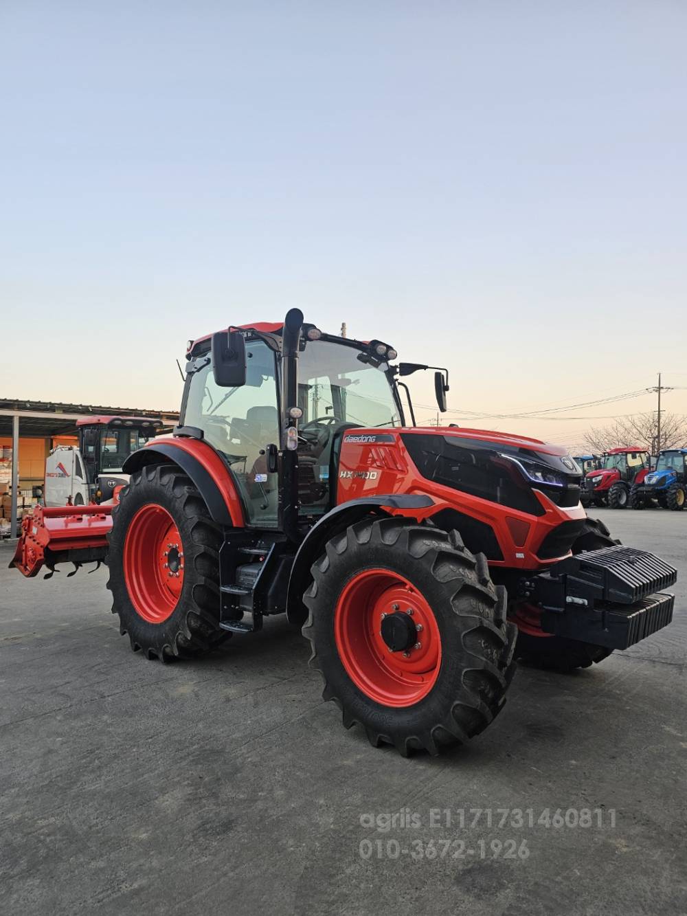 Daedong Tractor HX1400 (142hp) 뒤우측면