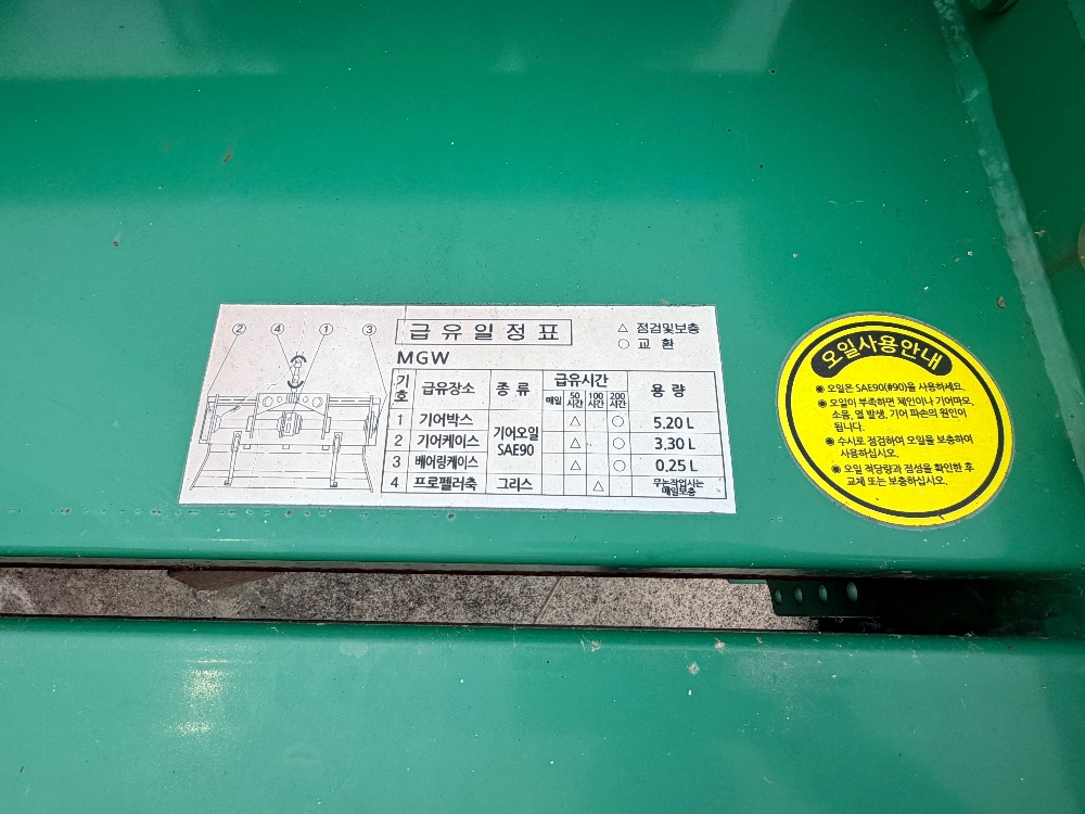  Rotavator WR2600 (경폭260cm) 뒤우측면