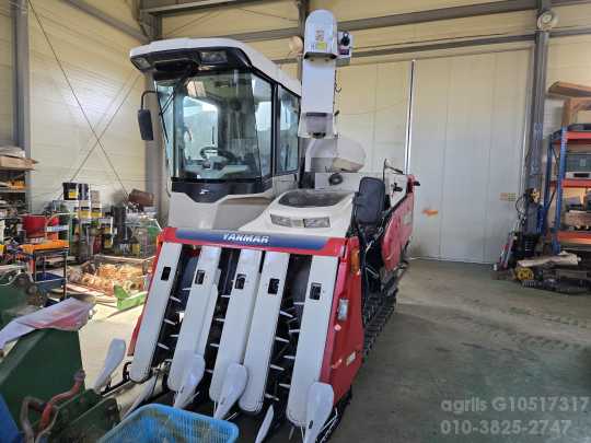 얀마 콤바인 AW580K (5조식) 앞좌측면