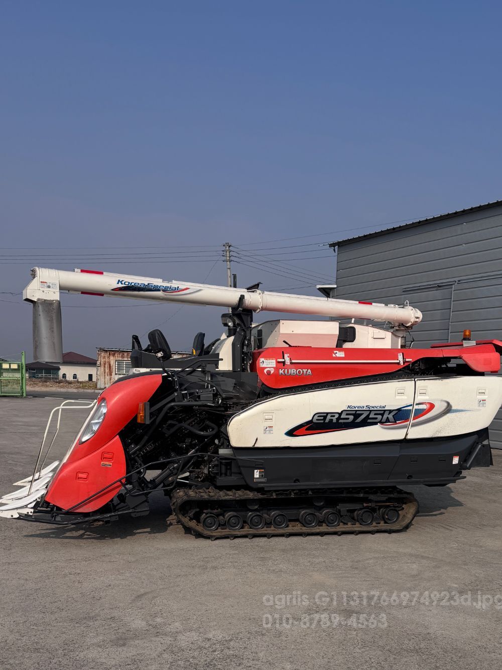 구보다 콤바인 ER575K (5조식) 뒤우측면