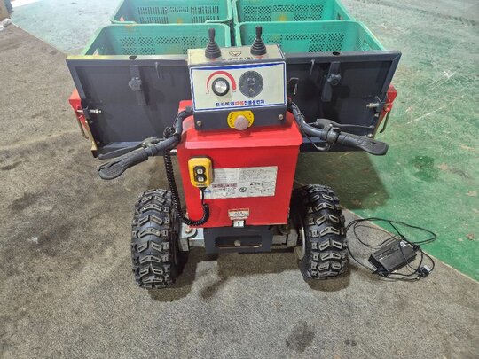 엘앤에스 농업용동력운반차 보행형전동운반차 앞좌측면