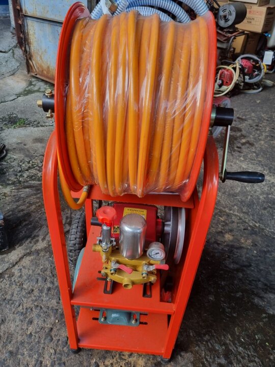 CM.CORP 동력전기이동식분무기30A CM-30A 앞좌측면