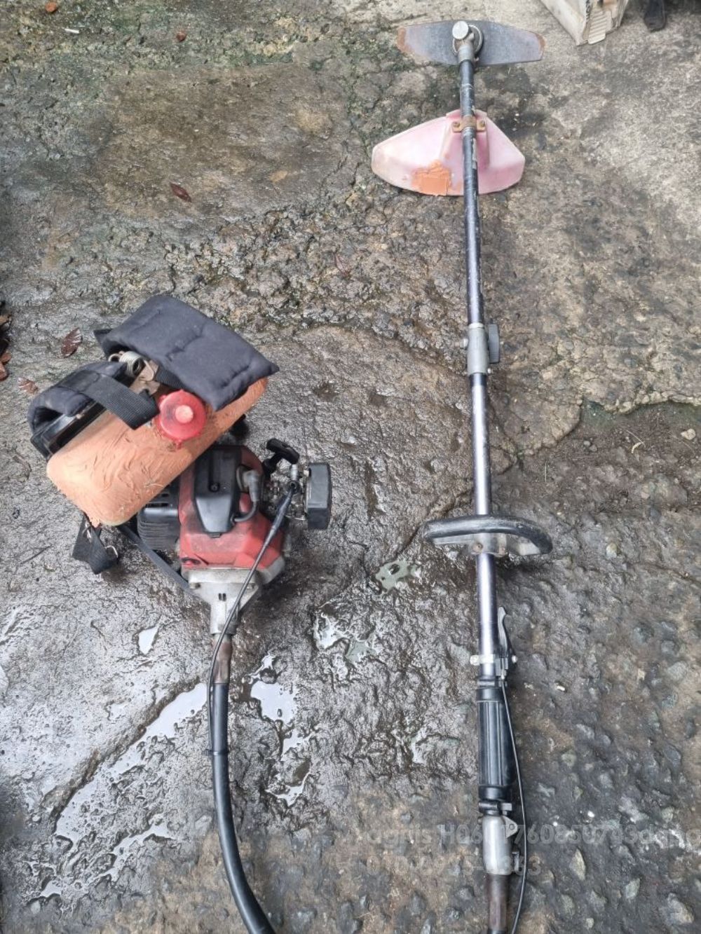  투사이클예초기JAPAN TL43  뒤우측면