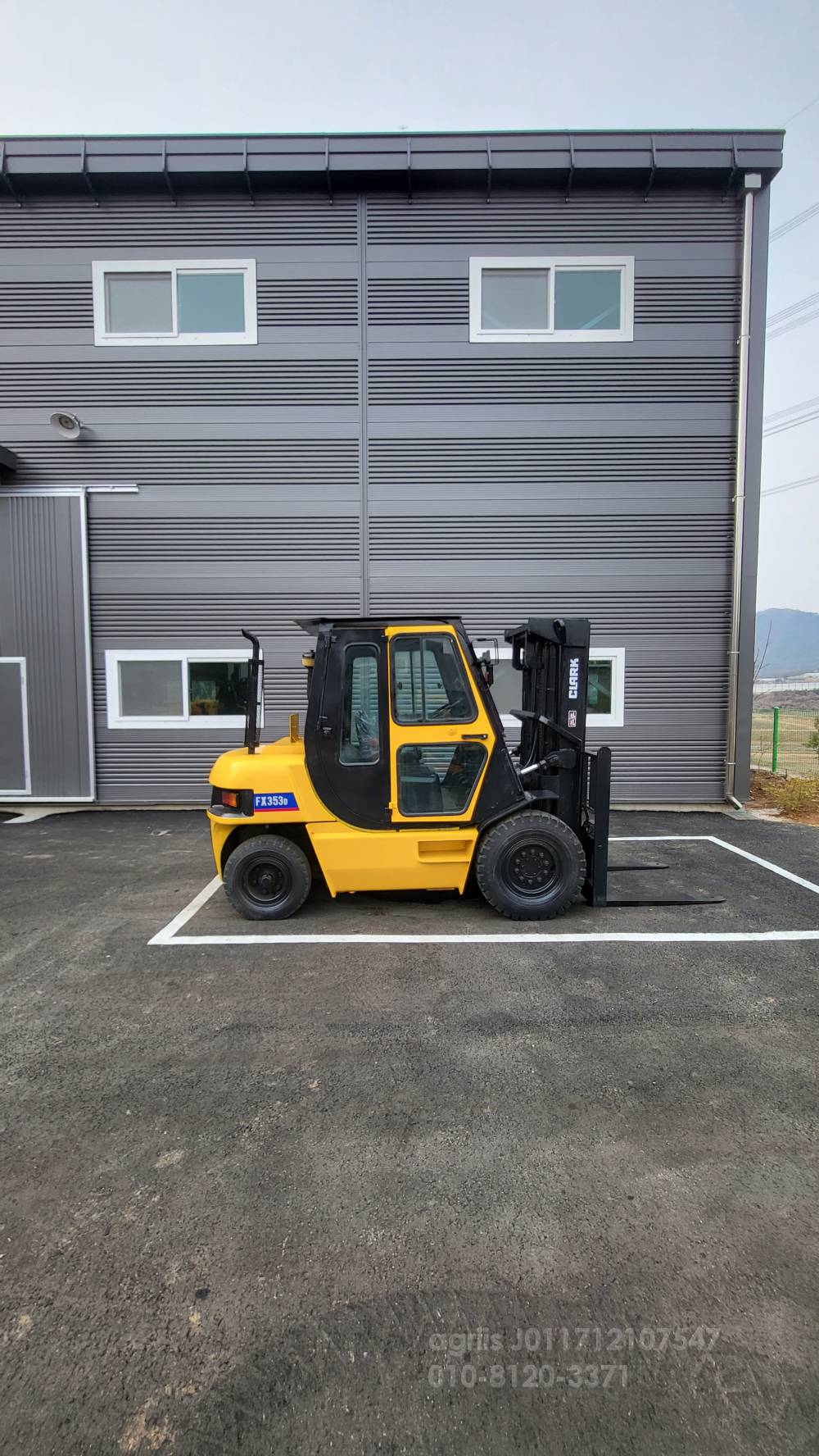 Clark Forklift FX353D  앞좌측면