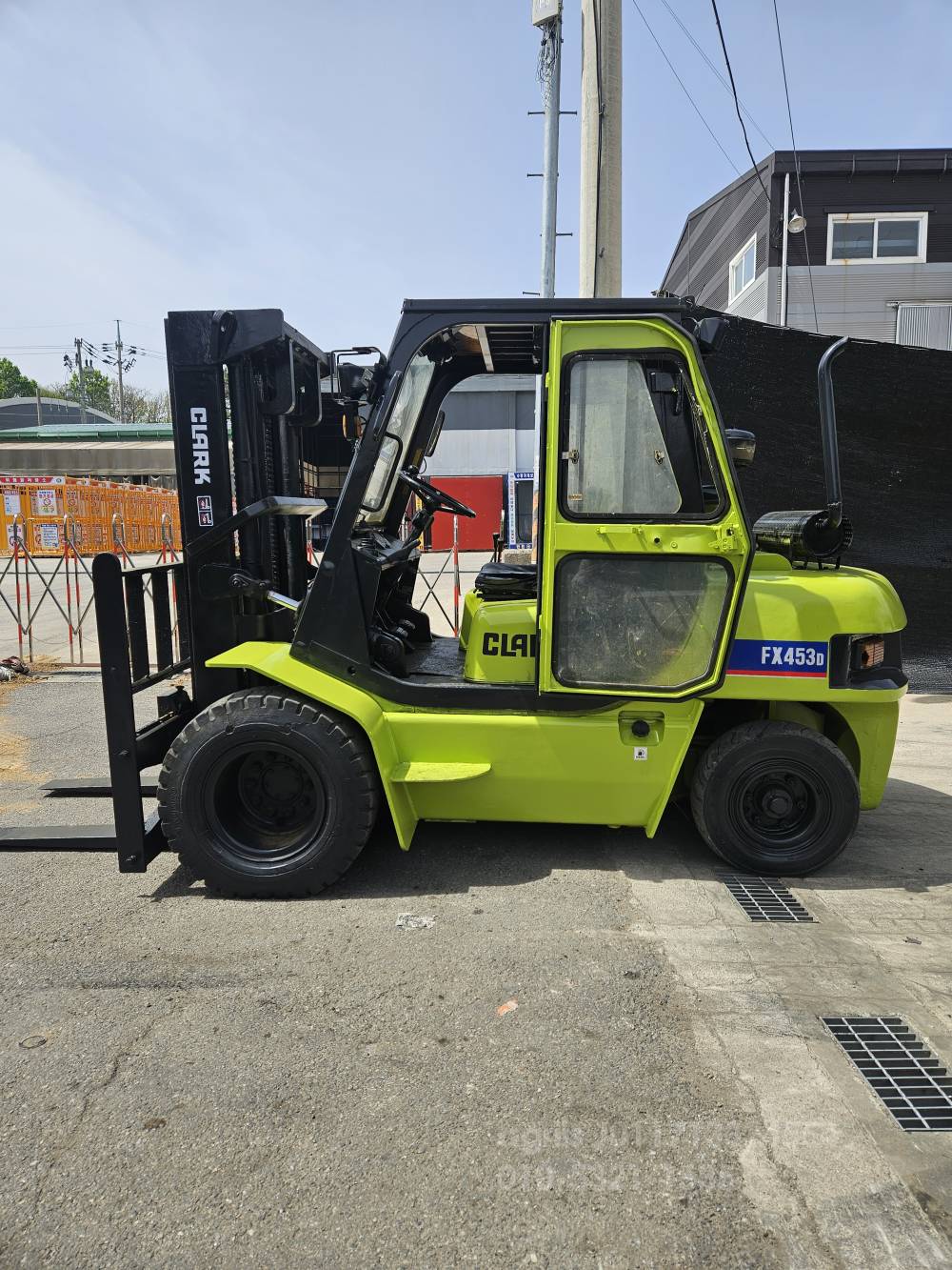 Clark Forklift 클라크4.5톤중고지게차  뒤우측면