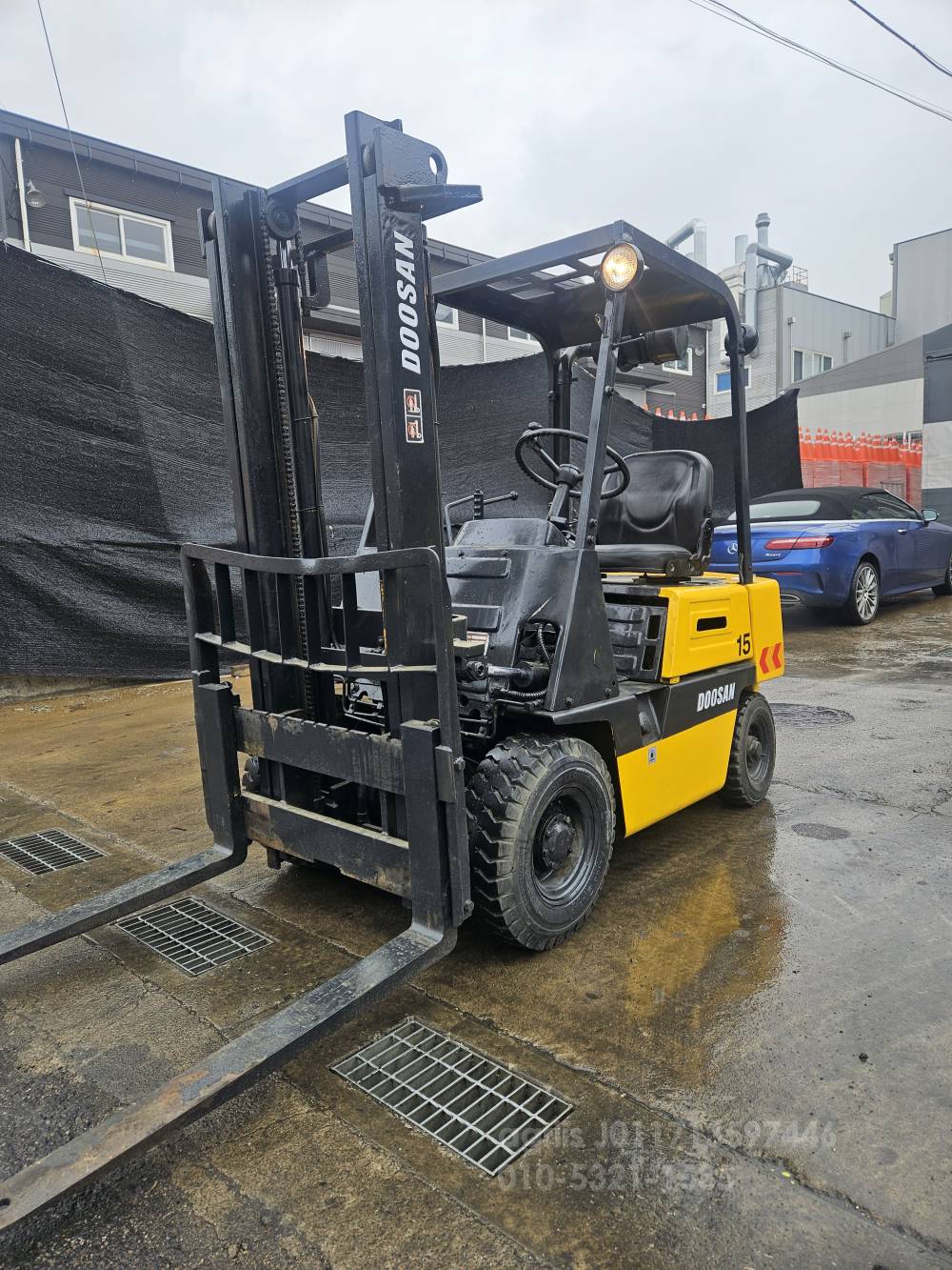 Doosan Forklift 두산1.5톤중고지게차  앞좌측면