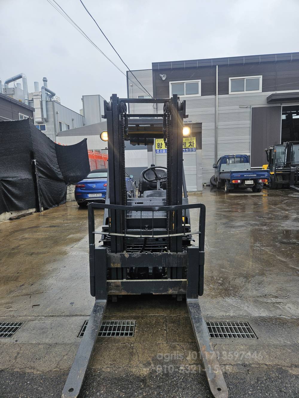 Doosan Forklift 두산1.5톤중고지게차  측면