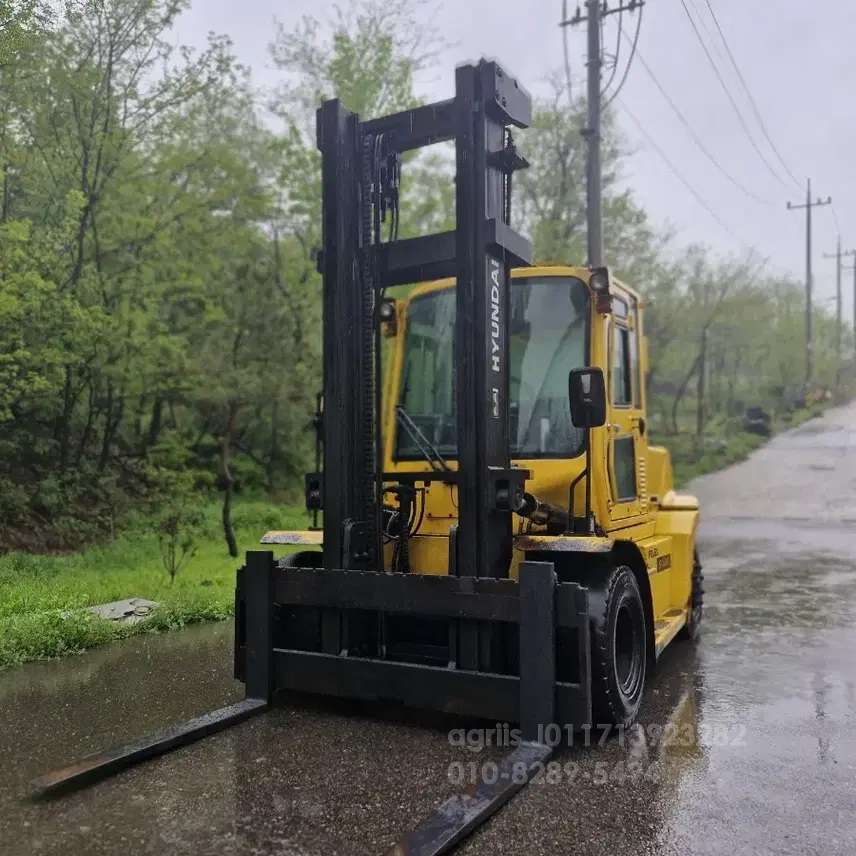 Kukje Forklift 현대5톤 하이마스타풀옵션 4미터 50상승  앞좌측면