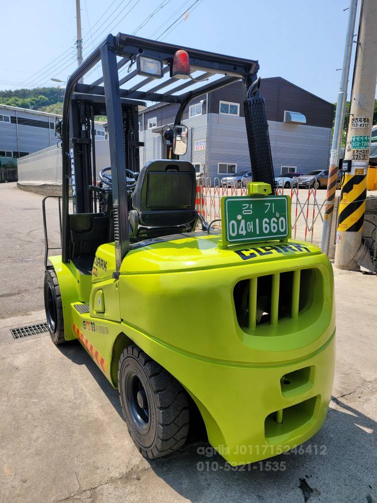 Clark Forklift GTS3.3톤3단마스트중고지게차  사진 8