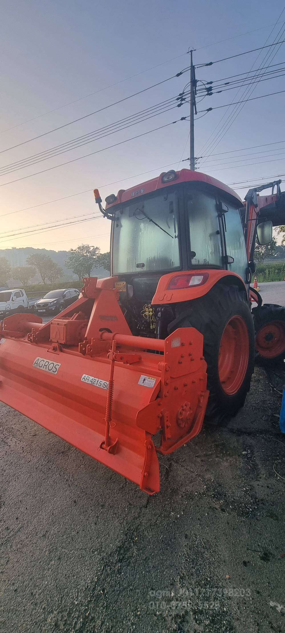 Daedong Tractor RX700 (70hp) 뒤우측면